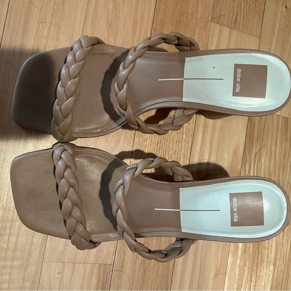 Dolce Vita Women's Brown Braided Sandals